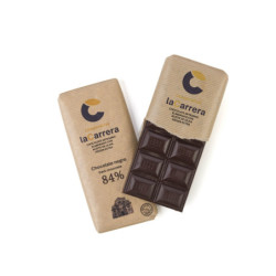 TABLETA CHOCOLATE DE ACEITE DE OLIVA VIRGEN EXTRA NEGRO 84% 115 GR.