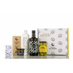 ESTUCHE COMBINADO TEMPRANA PICUAL. PRODUCTOS ARTESANALES CON ACEITE DE OLIVA VIRGEN EXTRA